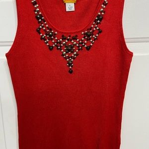 Embroidered Tank top
